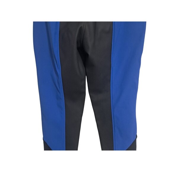 Kerrits Womens Pants Blue Equestrian Performance Riding Tights With Black Panels - Picture 9 of 11